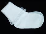 2140. Girls French Lace White Sock