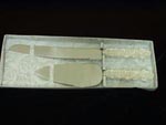 No. 8609.  Rose Cake Server and Knife Set